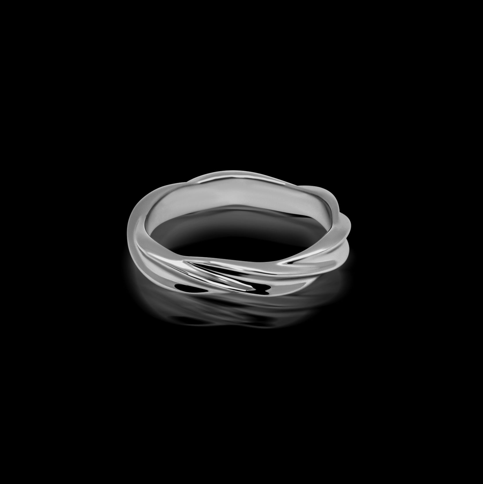リング/SILVER/SLV/TWIST RING/NIGHT RIDER